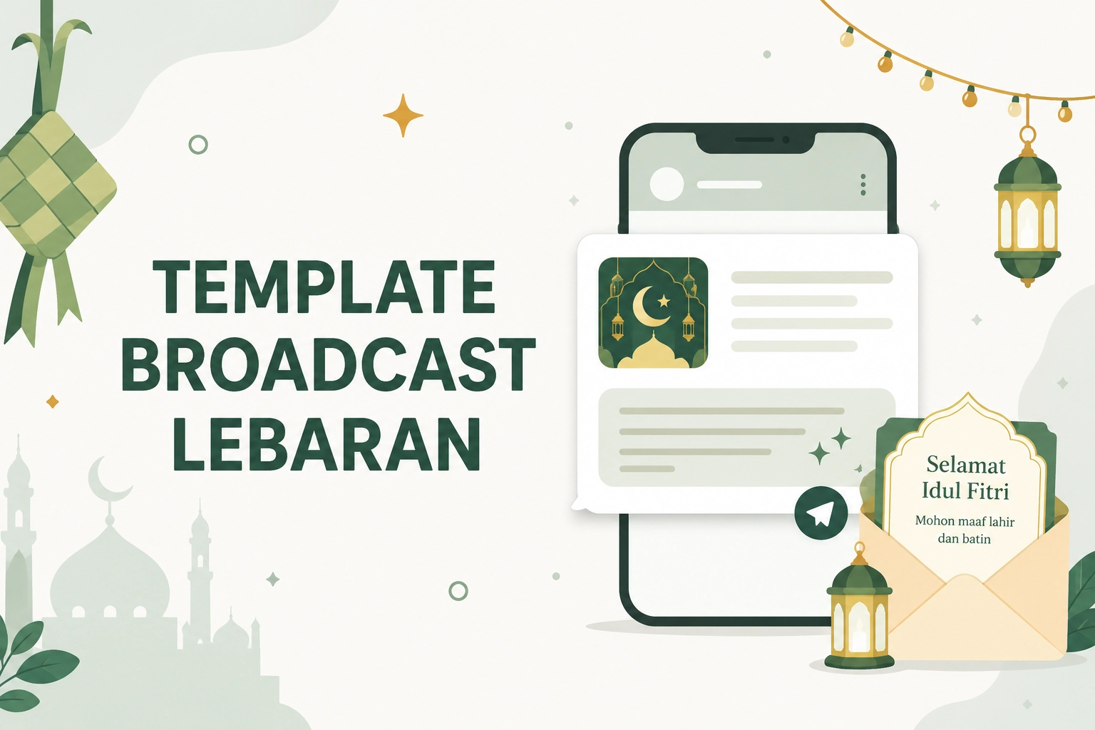 template broadcast lebaran