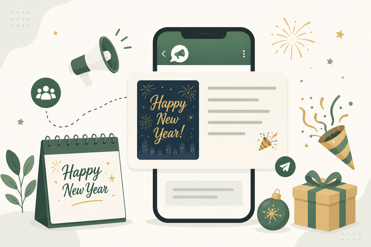 template tahun baru